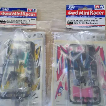 미니 사륜구동 맨타레이 mk.2 네오 팔콘 클리어 바디 세트 폴리카