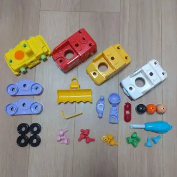 호빵맨 조립 DIY 나사나사 체인지 움직이는 탈것