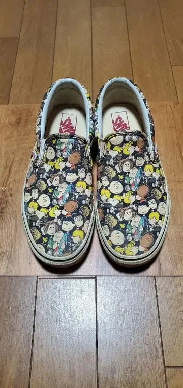 Vans 캐릭터 패턴 슬립온
