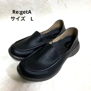 Re:getA 리게타 슬립온 신발 블랙 L 사이즈