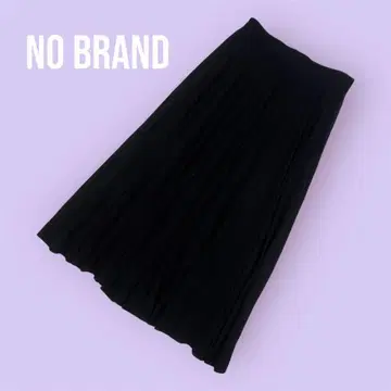 노브랜드 블랙 플레어 스커트 롱 S-1386