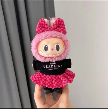 [ 재고 3개 ] LABUBU 착탈식 17cm 3종 세트 BP풍 핑크