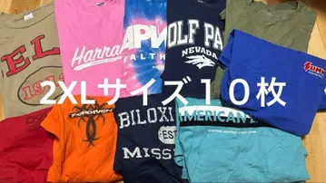 USA 구제 의류 티셔츠 10장 2XL 사이즈