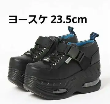 [ YOSUKE/요스케 ] 통굽 레이스업 스니커즈