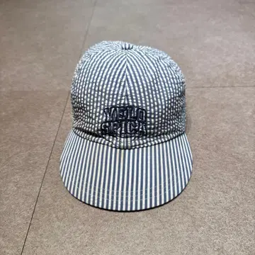 벨로 스피카  캡 모자 스트라이프 파랑 화이트