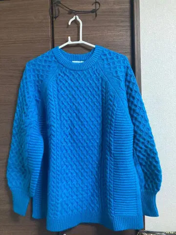 LEPSIM 마터니티 케이블 니트 긴팔 스웨터