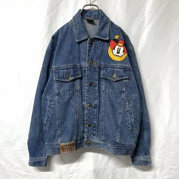 90s Disney 디즈니 미키마우스 데님 자켓 M