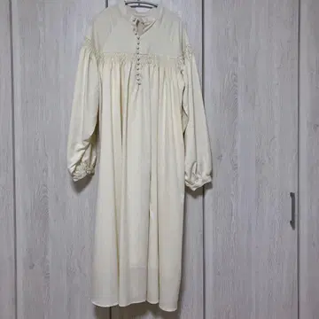 NOAHL 노알 롱 원피스 맥시 볼륨 소매  소매 마터니티