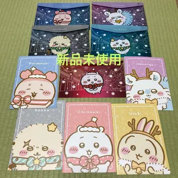 치이카와 세븐 콜라보 플랫 케이스 5개 노트 5권