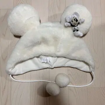디즈니 미키 모자 화이트
