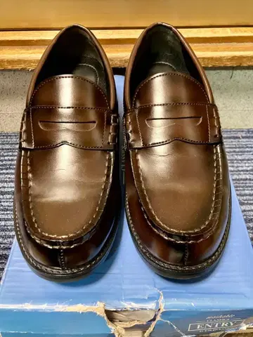 G.T.HAWKINS 로퍼 브라운 사이즈 24.0EEE