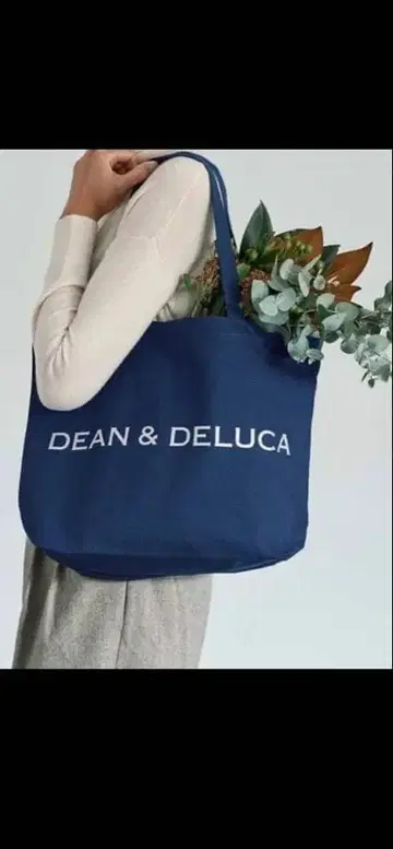 DEAN & DELUCA 2025 라피스 블루 L 사이즈 차리티 토트