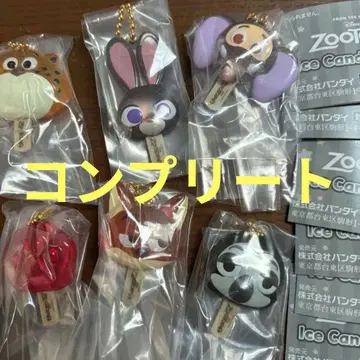 주토피아 아이스캔디 참 전 6종 컴플리트 아이스캔디