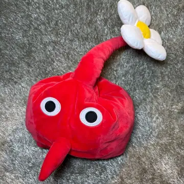 빨간 피크민 팬캡 닌텐도