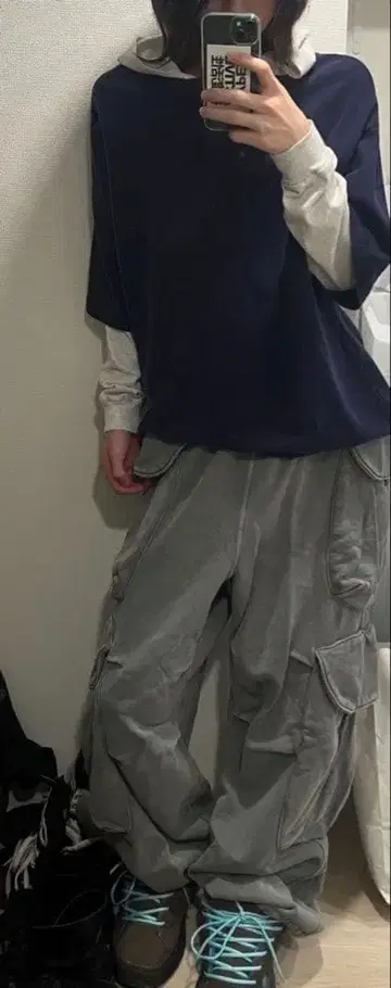 레이어드 후드티 긴팔T 포커즈 11747391