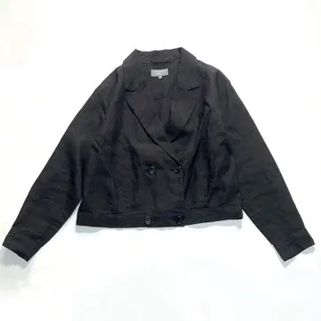 [ 새상품급 ] 마가렛호웰 숏 기장 더블 브레스트 자켓 린넨 실크