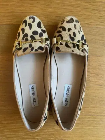 스티브 매든 레오파드 무늬 로퍼