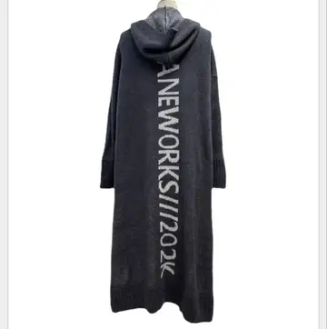 ayane 후드 부착 롱 가디건 M 사이즈