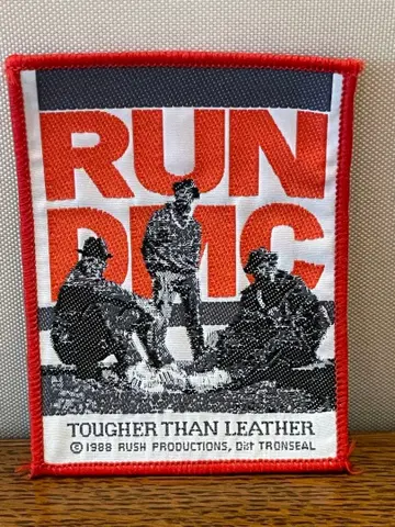 RUN DMC 자수 Patch 1988 와펜 패치 HIP HOP