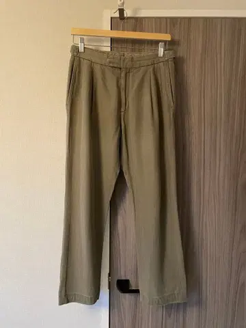 CARUSO 카루소 made in italy 코튼 린넨 치노 팬츠