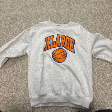 XLARGE 농구 프린트 맨투맨