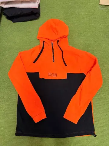 FYVE 플리스 자켓 M 오렌지/블랙