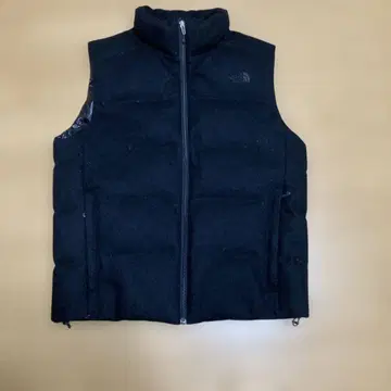 THE NORTH FACE 블랙 울 다운 베스트