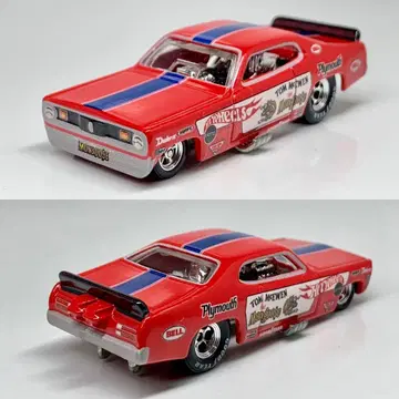 핫휠 플리머스 더스터 퍼니 카 망구스