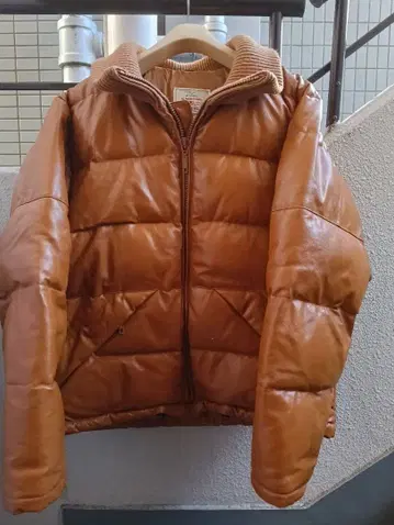 초레어! AVIREX 가죽 다운 양가죽 M