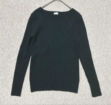 URBAN RESEARCH DOORS 리브 니트 블랙 사이즈 ONE