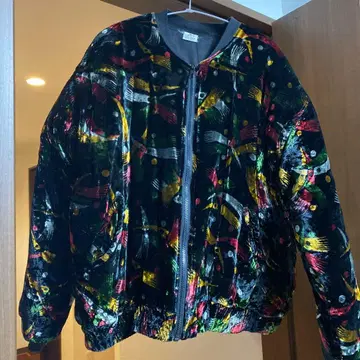 M.M Sports Wear 블루종 벨로아 블랙