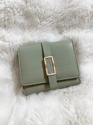 그린 3단 폴더형 지갑 미사용 새상품