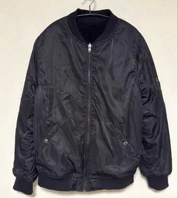 겉옷 자켓 블루종 아우터 MA-1 리버서블 보아