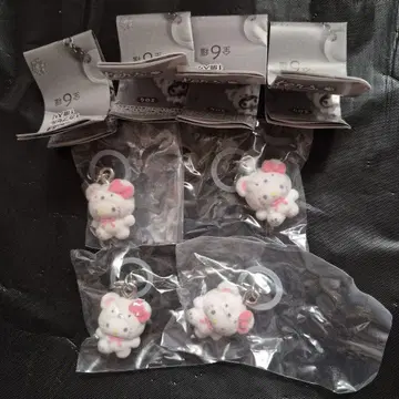 산리오 메지루시 액세서리 포근포근 스노우 헬로키티