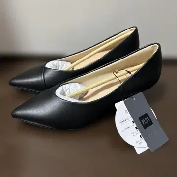 PLST 블랙 스틸레토 펌프스