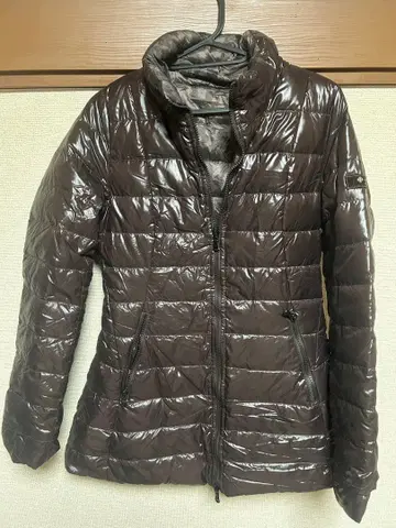 TATRAS 다운 자켓 리버서블 브라운 레오파드 무늬