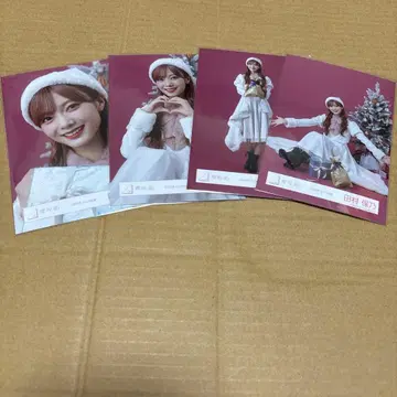 사쿠라자카46 타무라 호노 2025년 산타 의상 4종 컴프