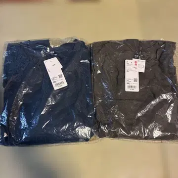 유니클로 소프트 니트 플리스 크루넥 T 3XL 2점 세트 미사용 새상품