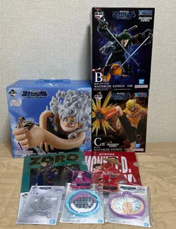 제일복권 원피스 미래섬 에그헤드 ABC상 루피 조로 상디 세트