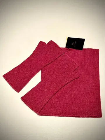 몽골산 울 캐시미어 블렌드 넥워머와 암워머