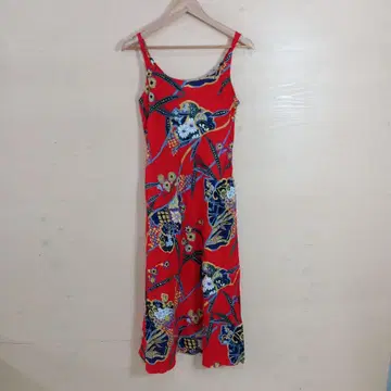 12.9 M655P 히로하티 빨간색 계열 하와이풍 꽃무늬 M