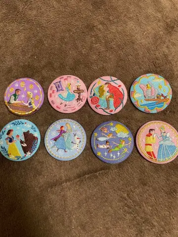 디즈니 자수 캔배치