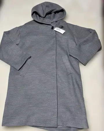 LOWRYS FARM 후드 부착 롱 코트 그레이 택 포함 새상품