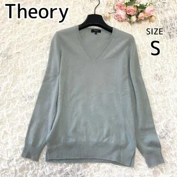 Theory 띠어리 캐시미어 100% 니트 V넥 S 사이즈 그레이