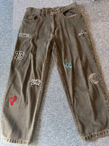 SANTA CRUZ 자수 패치 데님 73