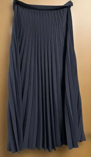 플리츠 롱 스커트