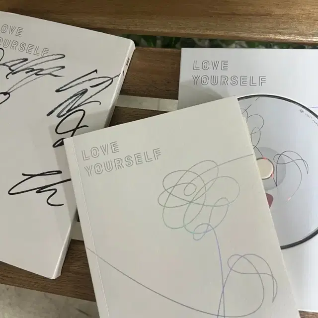 BTS친필싸인앨범+포토필름카드 CD사인 비매