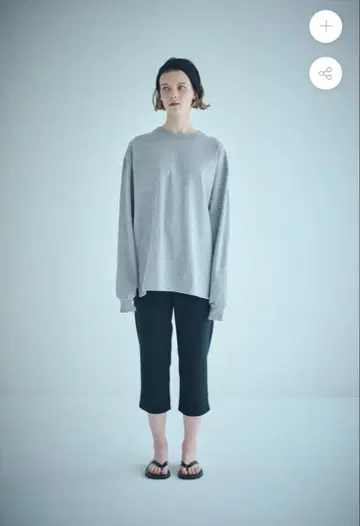 SEA HEAVY COTTON CREW NECK 롱티