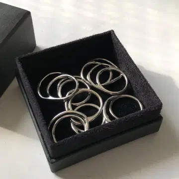 IOSSELLIANI 이오세리아니 8개짜리 반지 Alba 퍼즐 반지