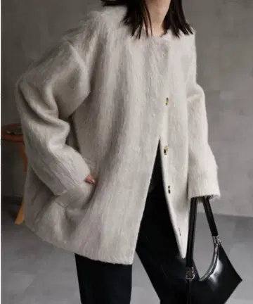 샤기 노카라 코트